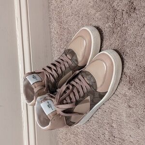 High top wedge sneakers